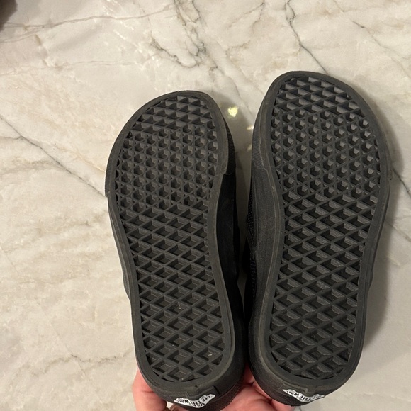 Vans Men's Perforated Black Slip-On Sneakers - Picture 7 of 8